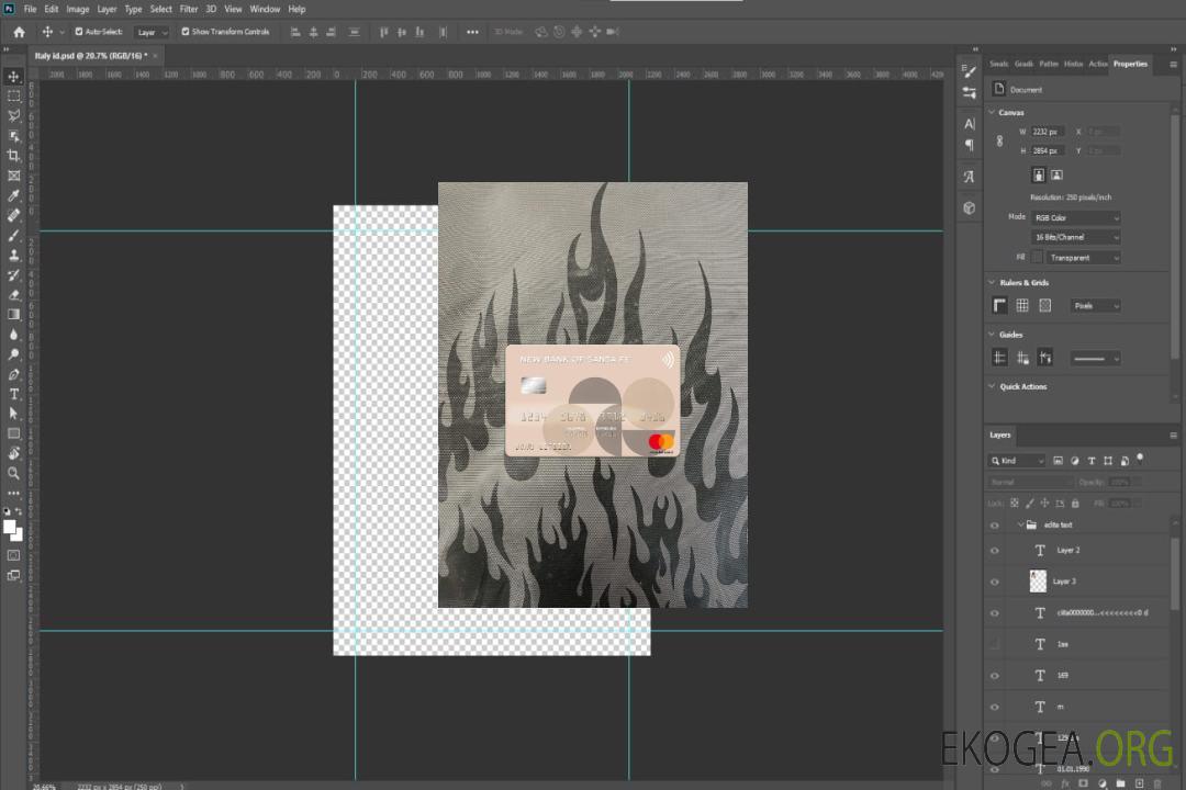 Argentine Nouvelle Banque de Santa Fe mastercard photolook recto template